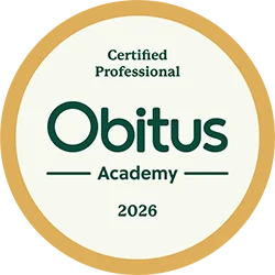 Obitus Academy Certified Professional accreditation 2026